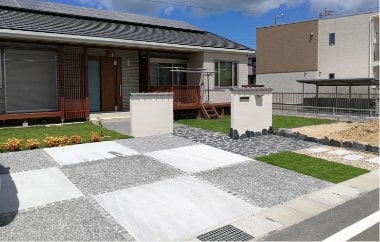 DECO GARDEN（株式会社上六左官） ご依頼の流れ 完工